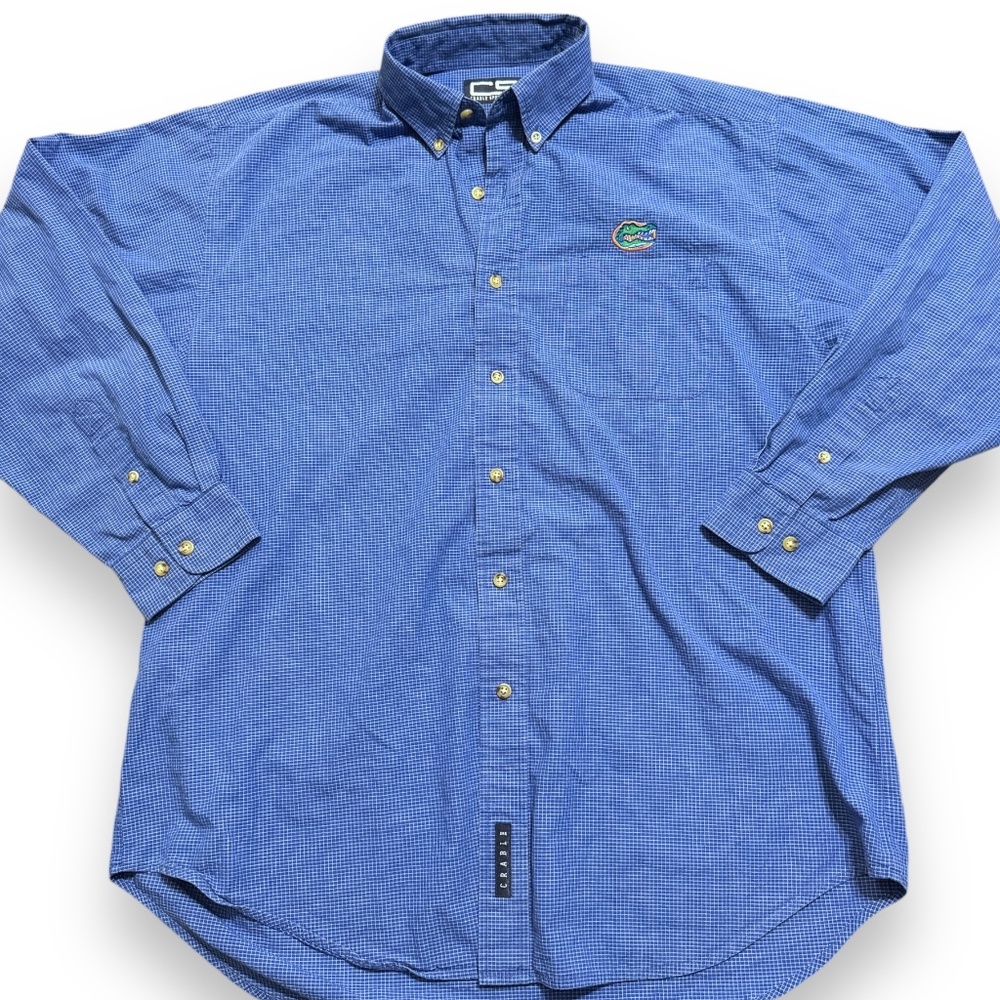 Florida Gator's Plaid‎ Button-Down Shirt - Size L